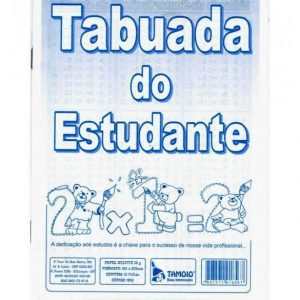 TABUADA DO ESTUDANTE TAMOIO 1856