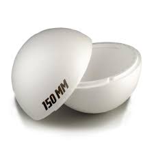 BOLA DE ISOPOR 150MM (METADE)