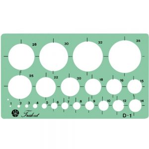 GABARITO D-1 CIRCULOGRAFO - TRIDENT