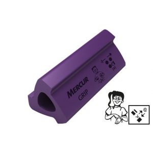 BORRACHA PARA ESCRITA ENGROSSADOR GRIP CURTO ROXO - MERCUR