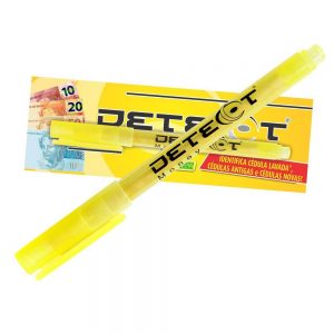 CANETA PARA IDENTIFICAÇÃO DINHEIRO FALSO DETECT MONEY