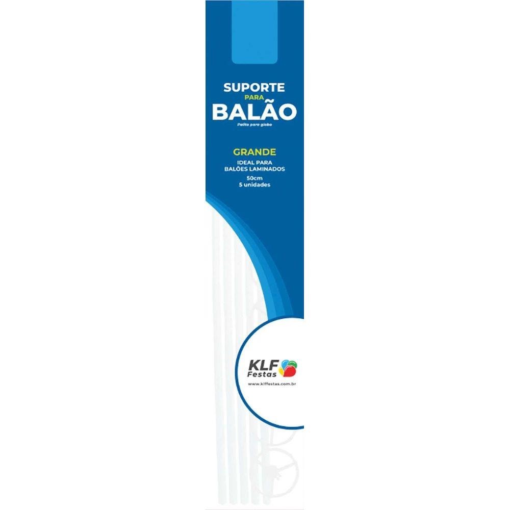 SUPORTE PARA BALAO BRANCO 50CM PCT.C/05 VCE5BC - KLF FESTAS