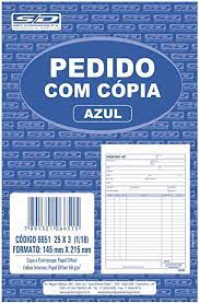 BLOCO PEDIDO COM COPIA 25X3 1/18 COD.6651 - SAO DOMINGOS