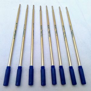 CARGA CANETA AZUL 1.0 NUKIN METAL N-117