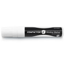 CANETA PINTA VIDRO WINDOW MARKER BRANCO COMPACTOR