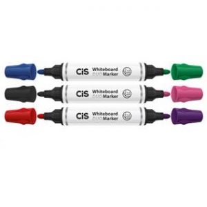 MARCADOR QUADRO BRANCO CIS DUO MARKER 2PONTAS/2CORES 54.3900 - SERTIC