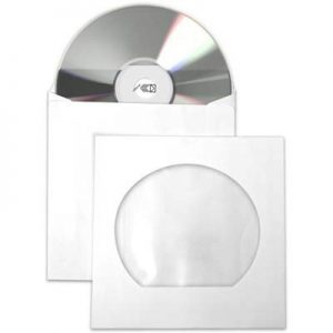 ENVELOPE CD E DVD PAPEL BRANCO 75GRS.- FORONI