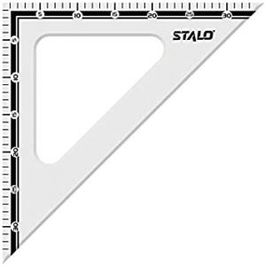 ESQUADRO PROFESSOR MDF 45 GRAUS