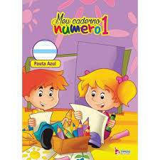 CADERNO CALIGRAFIA PAUTA AZUL CD N1 40FLS BROC. TAMOIO