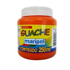 TINTA GUACHE 250ML LARANJA REF.7257 - MARIPEL