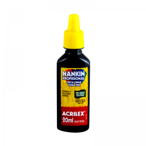 TINTA NANKIN 20ML ACRILEX PRETO
