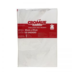 SACO POLI 20X30 TRANSPARENTE CROMUS