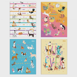 CADERNO BROCHURAO CAPA DURA HUG ME 80FLS. 315958 - TILIBRA