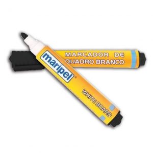 MARCADOR DE QUADRO BRANCO PRETO MARIPEL