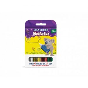 COLA GLITTER KOALA 25G COLOR 4UNI PVA 0057 - DELTA