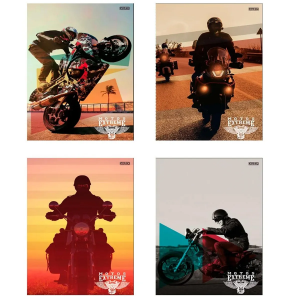 Caderno Brochurão Capa Dura MOTOS EXTREME 48F - SD