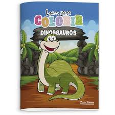 LIVRO PARA COLORIR DINOSSAURO