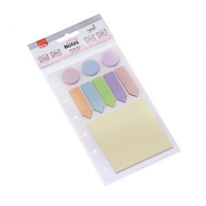 BLOCO DE ANOTACOES P/CADERNO DE DISCO 25 FLS CADA 9 BLOCOS PASTEL BA0721 BRW