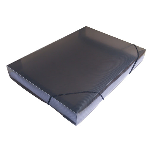 PASTA ABA ELASTICA ESCOLAR 40MM SOFT FUME POLIBRAS