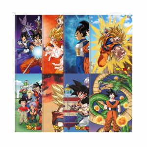 CADERNO BROCHURAO CAPA DURA DRAGON BALL Z 80F 10437 - SD INOVACOES