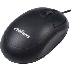 MOUSE OPTICO USB ESPANHA 1.000 DPI PRETO 0106 - BRIGHT