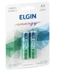 PILHA ALCALINA PEQUENA C/2 AA ELGIN