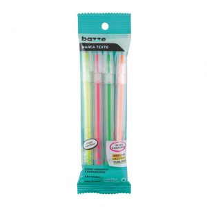 CANETA MARCA TEXTO BAZZE 4CORES POLYBAG UNIDADE 904096 - SUMMIT