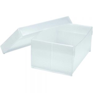 CAIXA ORGANIZADORA POLIBRAS NOVAONDA MINI 28,5X17,5CM CRISTAL