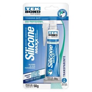 ADESIVO DE SILICONE ACETICO MAXX 50G. AQUARIO UNIDADE 221.6100.5000 - TEKBOND