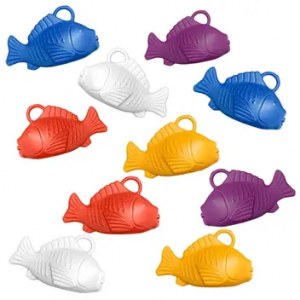 BRINQUEDO DIVERSO KIT PEIXINHO PCT C/10 REF. 00413 - REAL SEDA