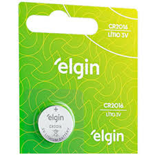PILHA/BATERIA BOTAO CR2016 3V LITHIUM ELGIN