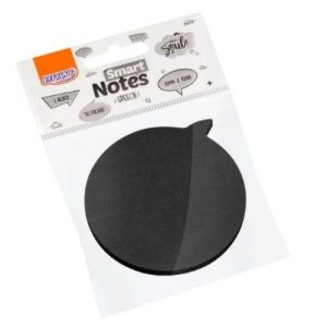 BLOCO DE ANOTAÇÕES ADESIVO 70X70MM C/50FLS BALÃO PRETO BA5003 - BRW