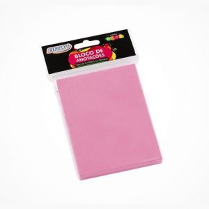BLOCO DE ANOTACOES 76X102MM ROSA BRW
