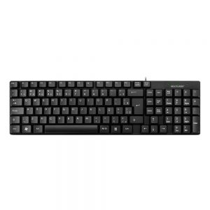 TECLADO BASICO SLIM LASER PRETO USB O&M TC193BU MULTILASER