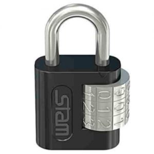 CADEADO SEGREDO 25MM PRETO FOSCO UNIDADE 58502 - STAM
