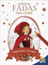 LIVRO CONTOS DE FADAS PARA COLORIR CHAPEUZINHO VERMELHO - TODOLIVRO