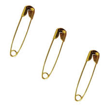 ALFINETE DE SEGURANÇA N.00 DOURADO C/100 176295 - KIT