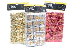 ENFEITE PRESENTE 2,5CM 15PCS SORT