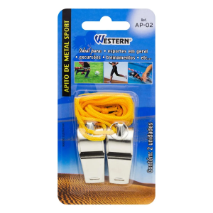 APITO GRANDE SPORT DE METAL C/ CORDA WESTERN