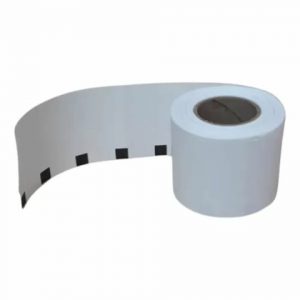 ETIQUETA TERMICA URANO 59X30MM C/ TARJA NO VERSO ROLO C/700UN - JIN
