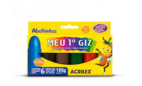 GIZ DE CERA MEU 1 GIZ 12 CORES ACRILEX 09512