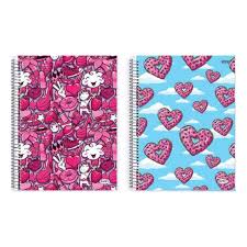 CADERNO 1X1 CAPA DURA BOM D+ FEMININO 80F 10141 - SD/ANIMATIVA
