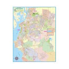 MAPA PORTO ALEGRE 70X100 CM REDEMAPAS