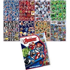 ADESIVOS DECORADOS THE AVENGERS 8FLS. MOD. 780 (S CARTELA 205.59.780 - V.M.P.