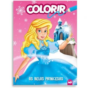 LIVRO INFANTIL COLORIR AS BELAS PRINCESAS 16PGS UNIDADE 9276 - VALE DAS LETRAS