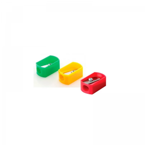 APONTADOR PLASTICO SIMPLES ESCOLAR QUADRADO CIS