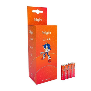 PILHA DE ZINCO PEQUENA AA R06 C/04 82341 - ELGIN