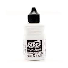 TINTA PARA CARIMBO PRETO 40ML 186 - RADEX
