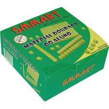 MATERIAL DOURADO DO ALUNO EM MADEIRA C/111 PCS - SMMART