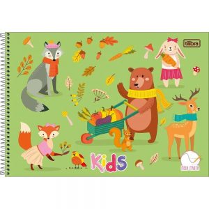 CADERNO DESENHO UNIV CAPA DURA SAPECA MEIA PAUTA 40F ESP FEM 229181 - TILIBRA